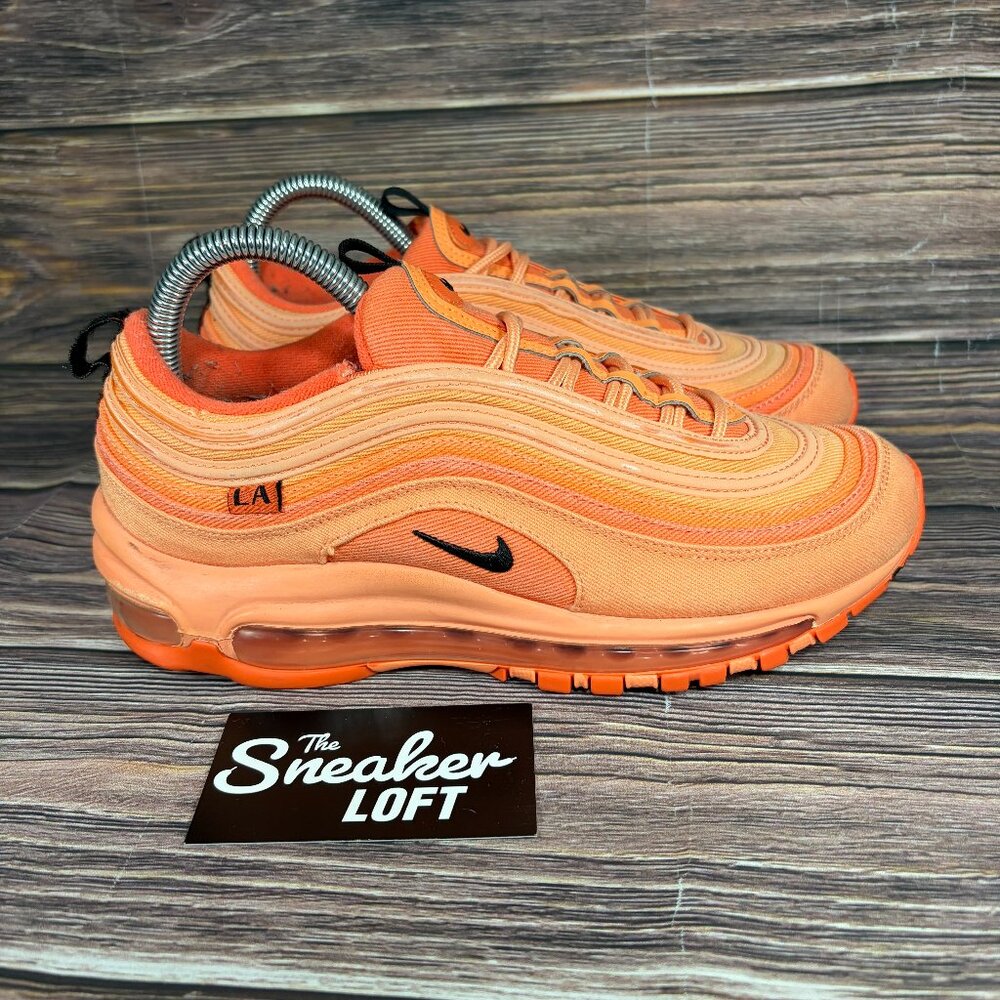 Nike Air Max 97‎ City Special - Los Angeles Women's Orange Athletic Shoes Size 8